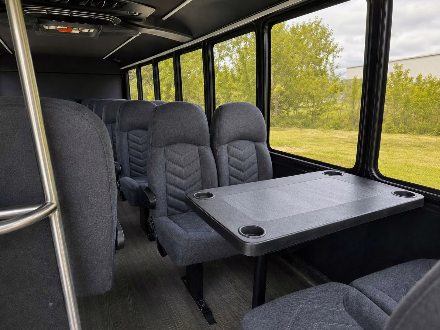 20 passenger minibus inside