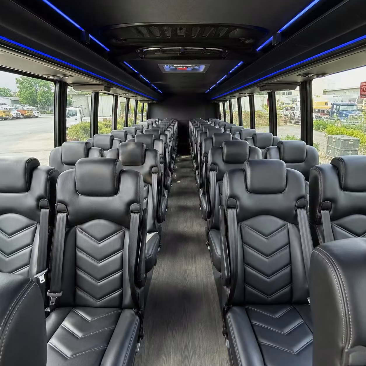 30 passenger minibus interior