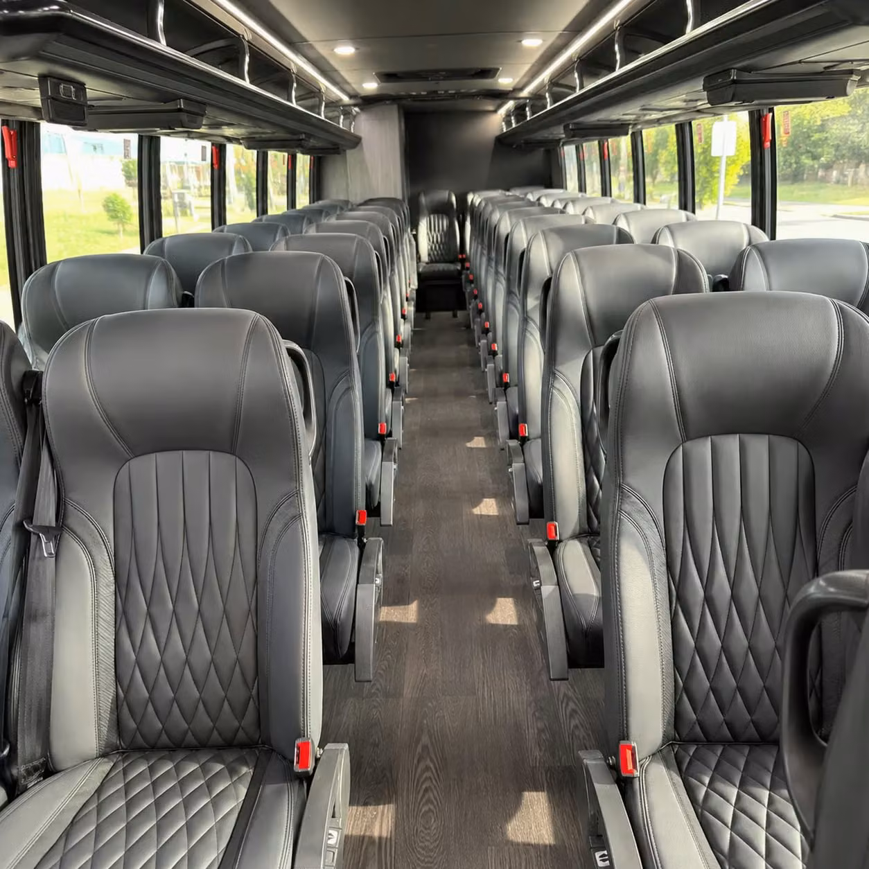 35 passenger minibus inside