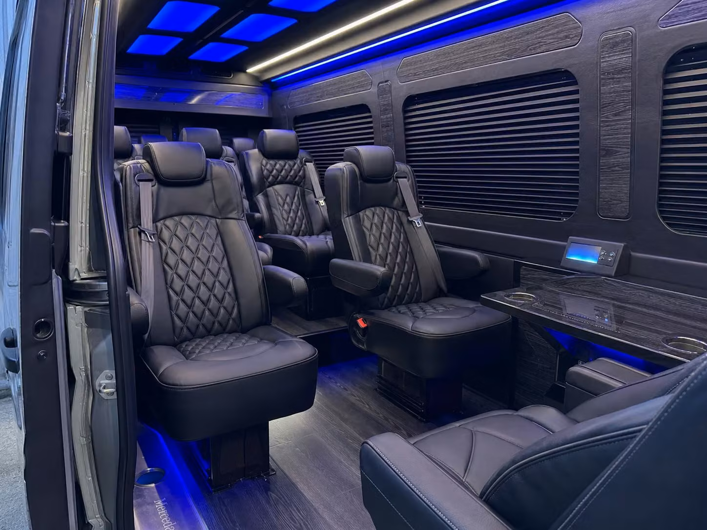 sprinter van transportation for groups and events across woodbridge
