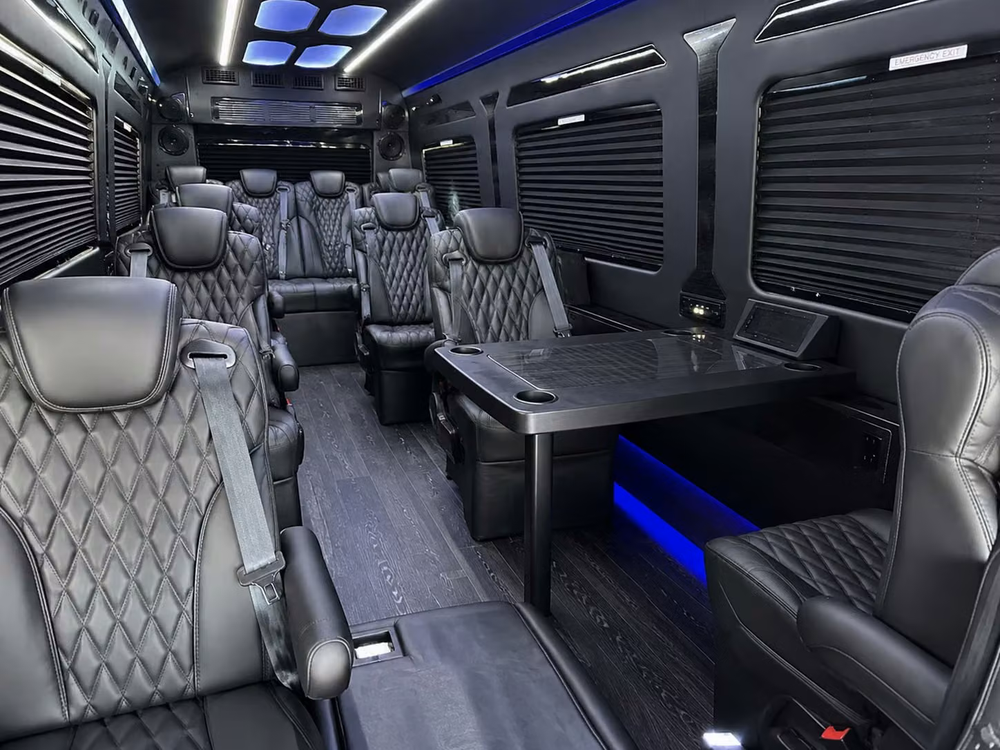 sprinter van with driver inside