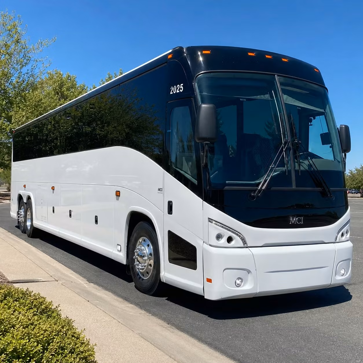 woodbridge 56 passenger charter bus rental