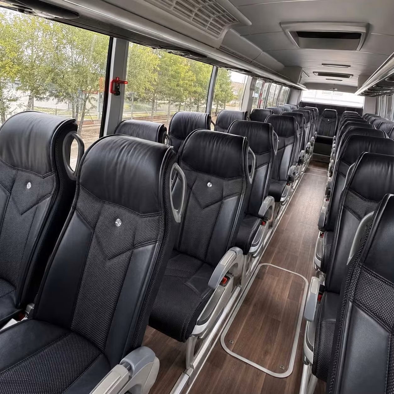 woodbridge charter bus rental inside