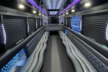 Woodbridge Party Bus Interior